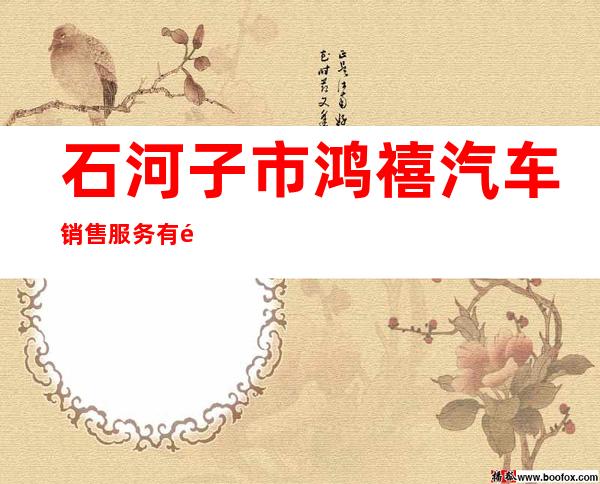 石河子市鸿禧汽车销售服务有限公司